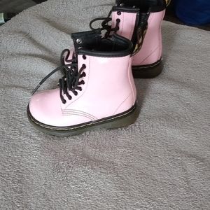 Dr. Martens Kids Pink Boots